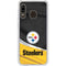 NFL Pittsburgh Steelers Galaxy A20 Clear Case
